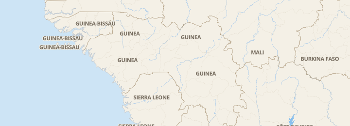 Mapa de Guinea