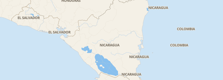 Mapa de Nicaragua