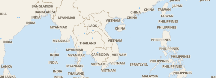 Mapa de Vietnam