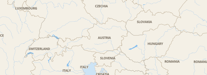 Mapa de Austria