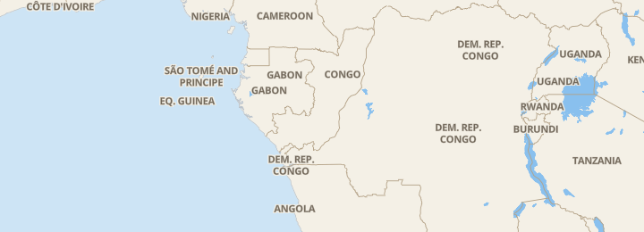 Mapa de Congo