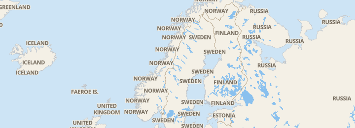 Mapa de Norway