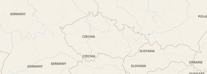 Mapa de Czechia