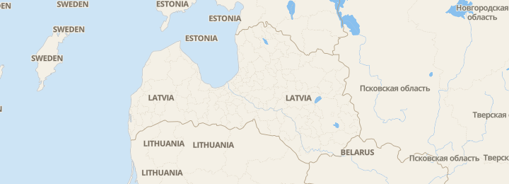 Mapa de Latvia