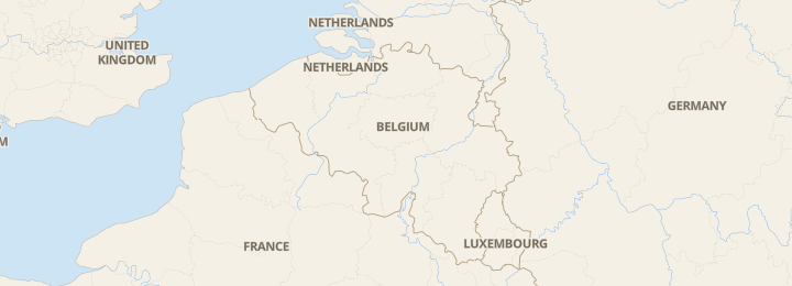 Mapa de Belgium